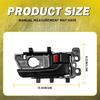 1X Bezel Ide Door Handle Right Black Side For Koup Kia Forte Sedan Hatchback