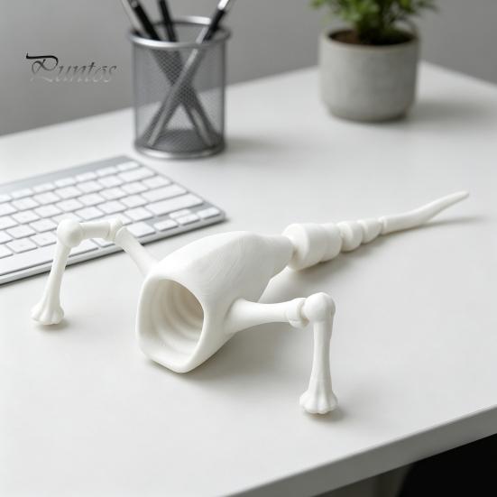 Динамичное Положение Существо из Моря 3D Печатная Игрушка-Пожиратель, Гибкие Подвижные Суставы Реалистичная Уникальная Настольная Декорация Глубоководный Монстр, Игрушки для Снятия Стресса