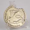Shark Collectible Coins Bronze Painted Metal Commemorative Coins Animal Medallions