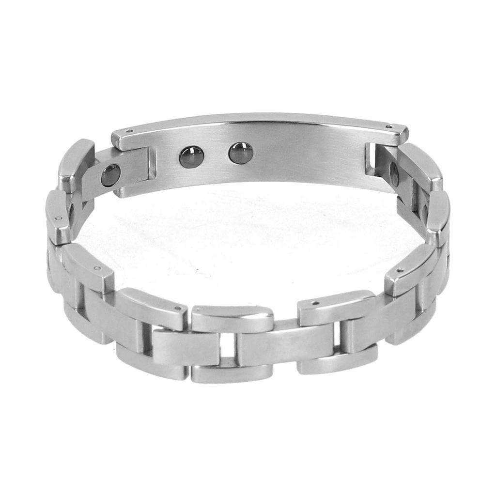 Titanium Steel Couples Magnetic Therapy Bracelet Fashionable Magnet Bracelet for Men