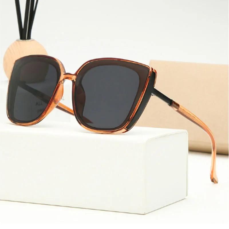 Новая Мода Роскошный Бренд Мужские Солнцезащитные Очки Женские Повседневные Солнцезащитные Очки Женские Уличные Устойчивые к УФ-лучам Очки UV400 Линзы