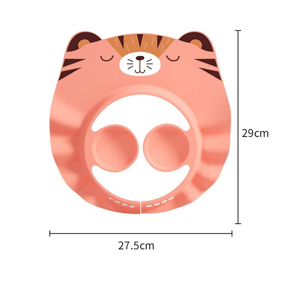 Регулируемая шапочка для мытья волос, водонепроницаемая, защита для ушей, детские шапочки для душа, для детей, малышей