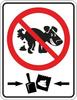 Tin Plate Sign Please Note No Dog Poop Sign Clusters Prohibition Outdoor Sign  wall decor metal  room decor