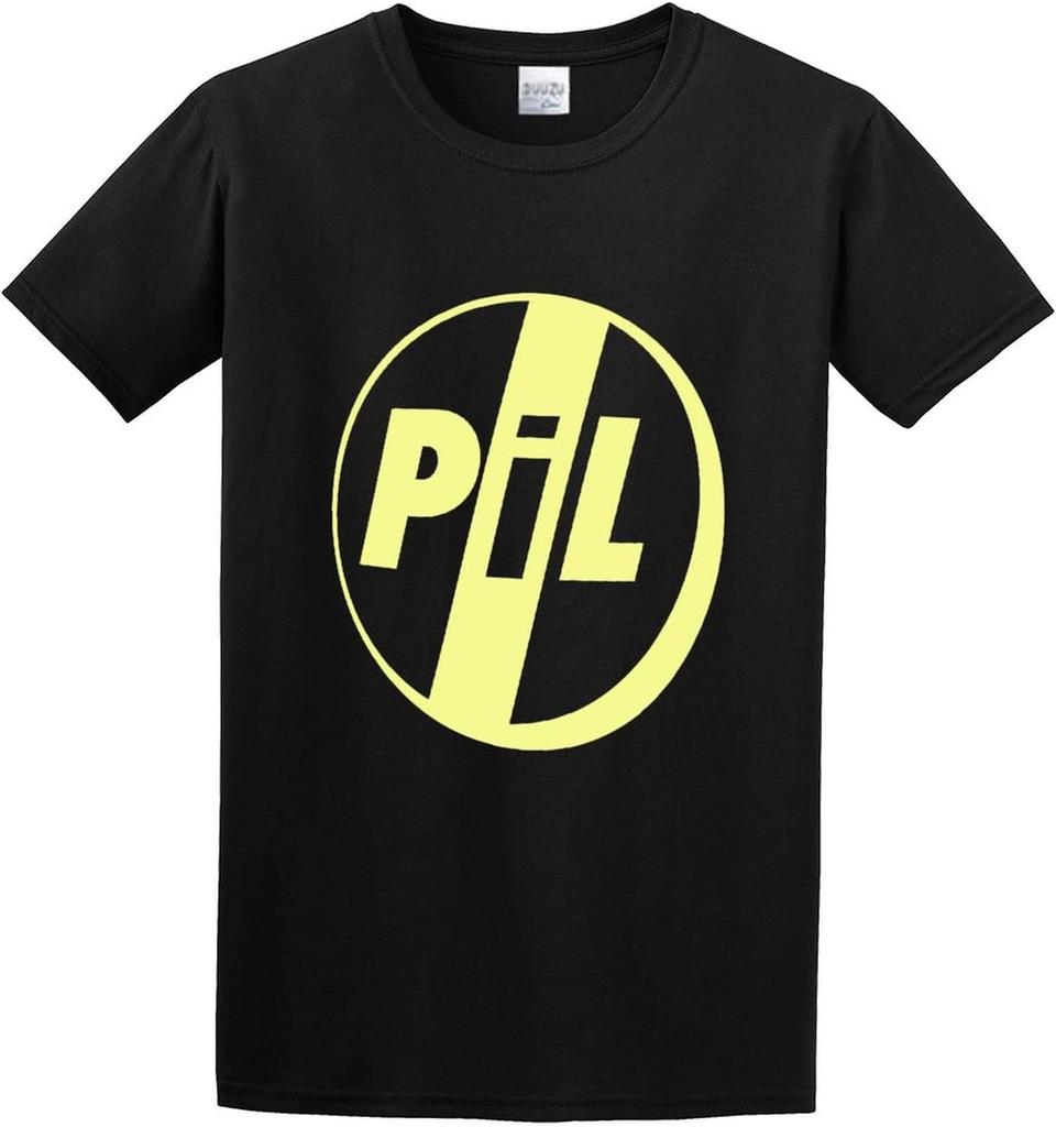 Men's T Shirts Public Image Ltd is Rotten Tour 2018 Band Merch Black