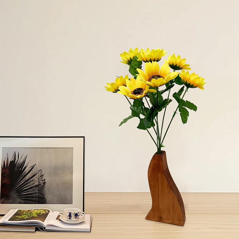 Изделия ручной работы Ваза для гостиной Сделай сам Дерево Ретро Натуральные материалы Настольные украшения Флористика Декоративные 4 стиля