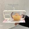 Transparent Protective Case for iPhone 14 - Apple 16/17 Promax Toast Stand Edition