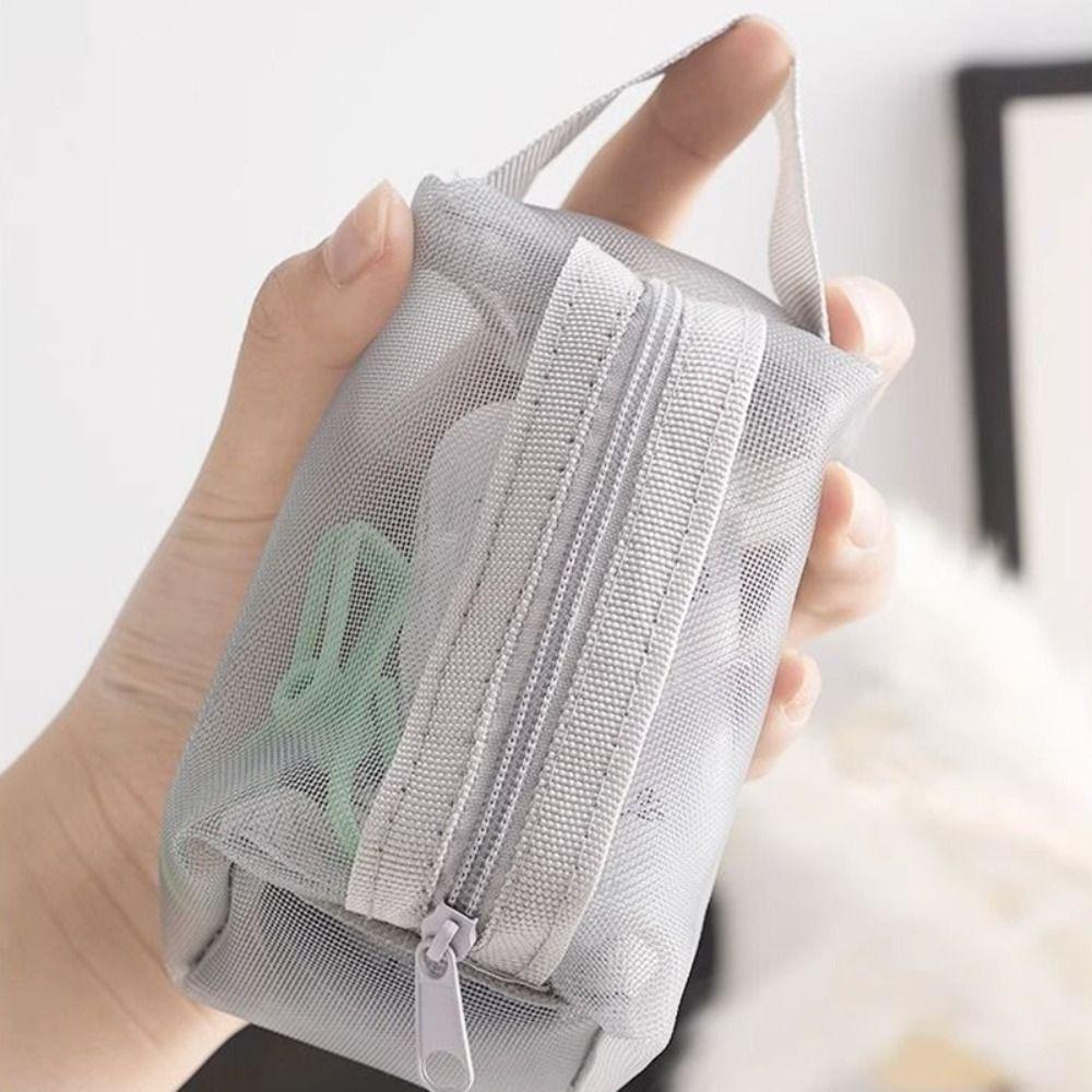 Lightweight Mini Zipper Coin Purse Large Capacity Key Bags Multipurpose Cosmetic Bag