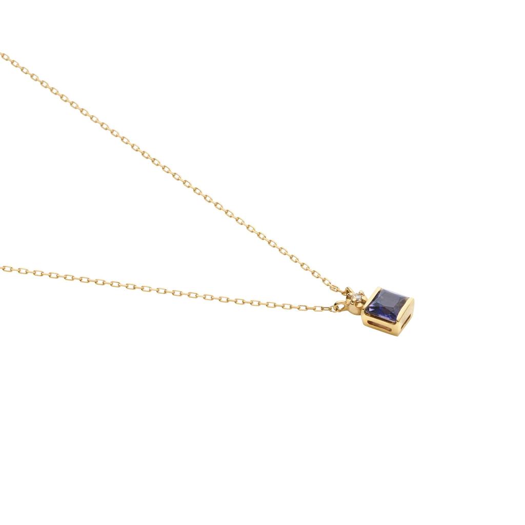 Vendome K18 Yellow Gold Iolite Necklace GGVN015140IO [Official] [VIH Aoyama]