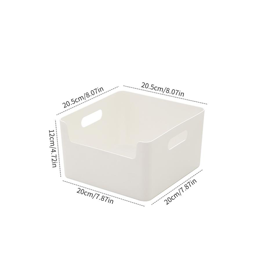 Cabinet Desktop Organizer Plastic Storage Box Multifunctional Seasoning Jar Tableware Storage Case Kitchen Storage Organization