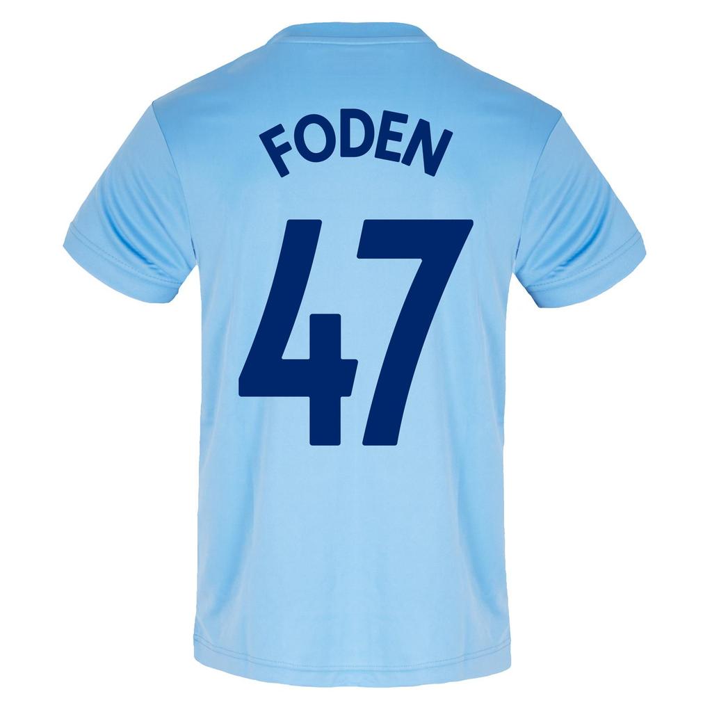 Manchester City FC Mens Foden 47 Polyester T-Shirt