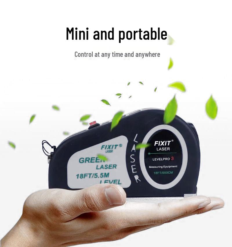 Многофункциональный лазерный проектор: Зеленая рулетка и инфракрасный уровень