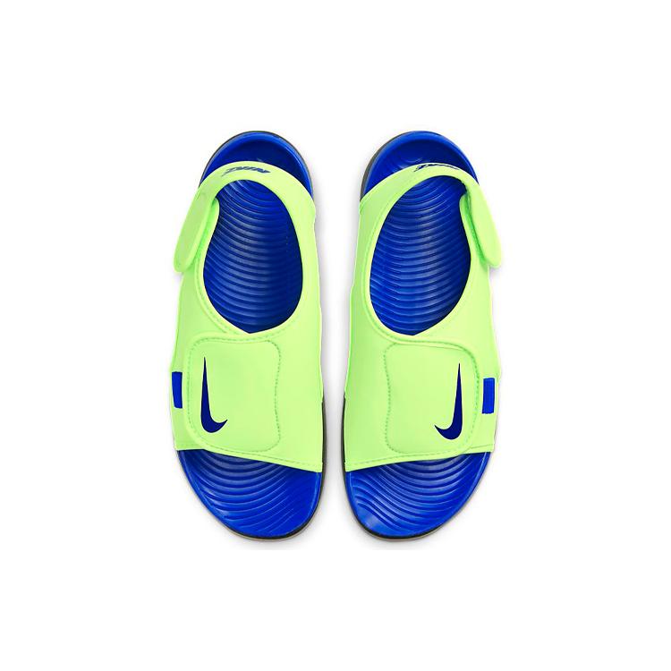 Nike Сандалии для детей Sunray Adjust 5 PU Легкие Сине-Зеленые Kids' DB9562-300