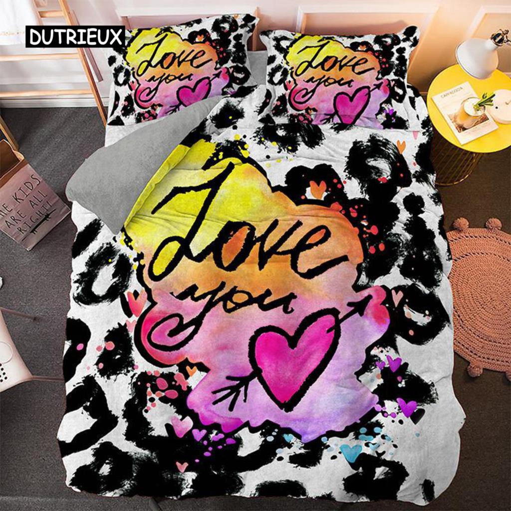 Мультяшный пододеяльник, комплект постельного белья из микрофибры размера «king-size», милый цветной аватар, комплект постельного белья для детей и подростков, мягкий пододеяльник в стиле «кавайи»