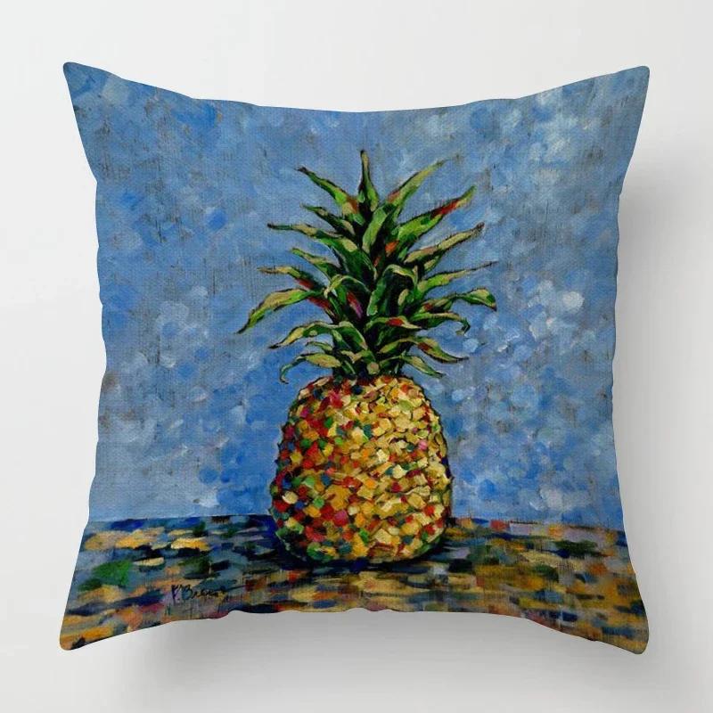 Скандинавская осенняя домашняя декорация Наволочка для подушки-пледа Чехол для подушки на диван Эстетика гостиной в гавайском стиле