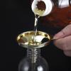 Gold/silver Oil Funnel Mirror Polishing Wine Funnel Mini Kitchen Funnels  Canning