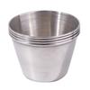 12PCS/SET Stainless Steel Barbecue Dipping Cup 304 Stainless Steel Seasoning Dish  Barbecue Season