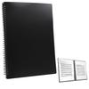 A4 Size/320*240mm 20-Pocket Clear File, 40 Pages, Ring-Type, Direct-Write Design, Music Score Holder, Band File