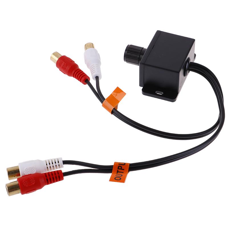 Car Home Audio Amplifier Bass Rca Gain Level Volume Control Knob