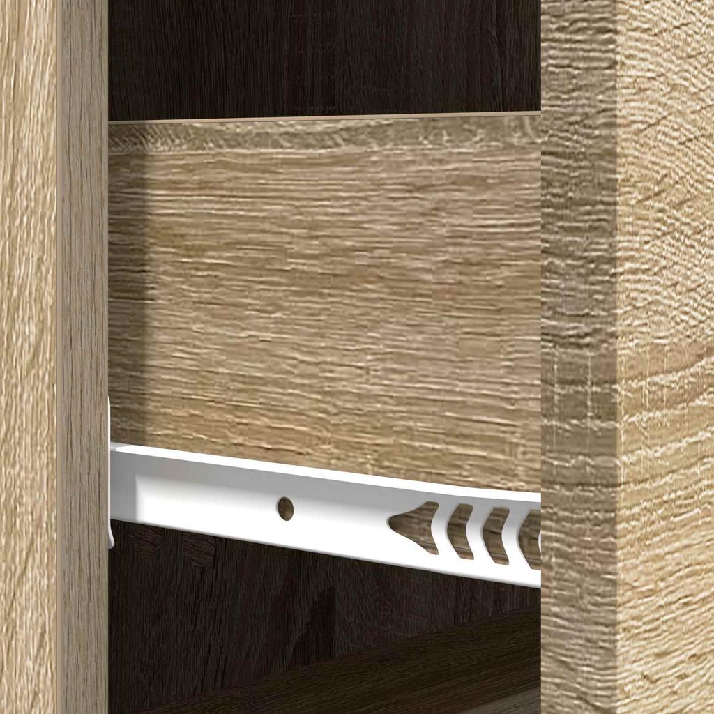 Drawer Cabinet Sonoma Oak 33 x 34.5 x 87 cm Particleboard