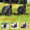 62L Festival Trolley on Wheels, Garden Folding Trolley Cart