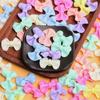 10Pcs 23.2*31mm Acrylic Candy Color Colorful Cream Bow Beads Pendant DIY Bracelet Necklace Jewelry Accessories Jewelry Making