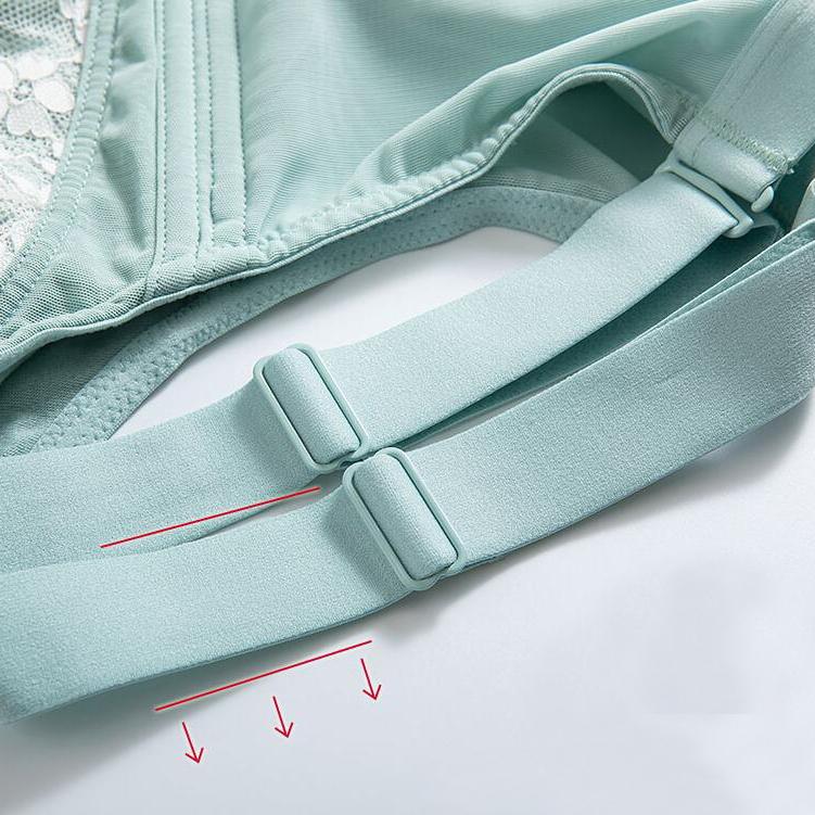 Non-padded Wireless Womens Full Coverage Lace Minimizer Bra Plus Size Adjustable Underwear 75 80 85 90 95 100 105 B C D E F