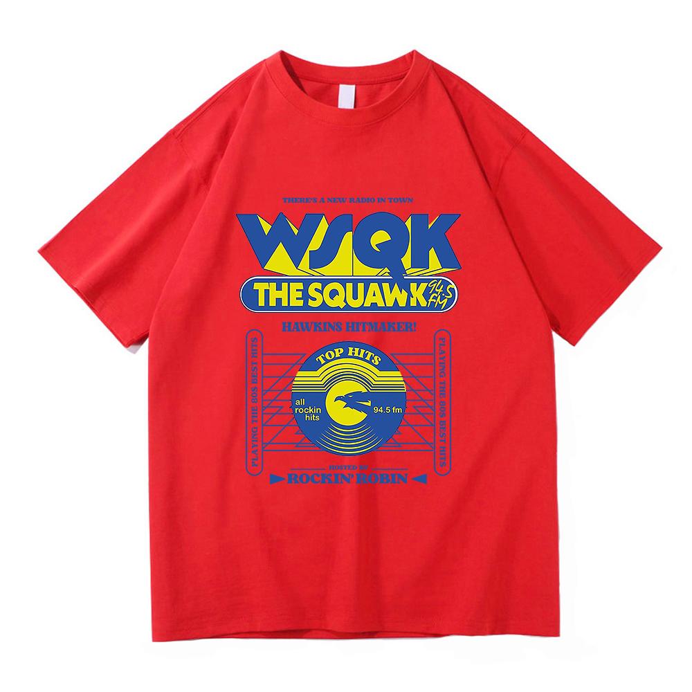 WSQK The Squawk 945 FM Tshirts Beam Me Up Tshirts Place Sucks Graphic Print Tshirt Cotton Short Sleeve Male Classic Breathable