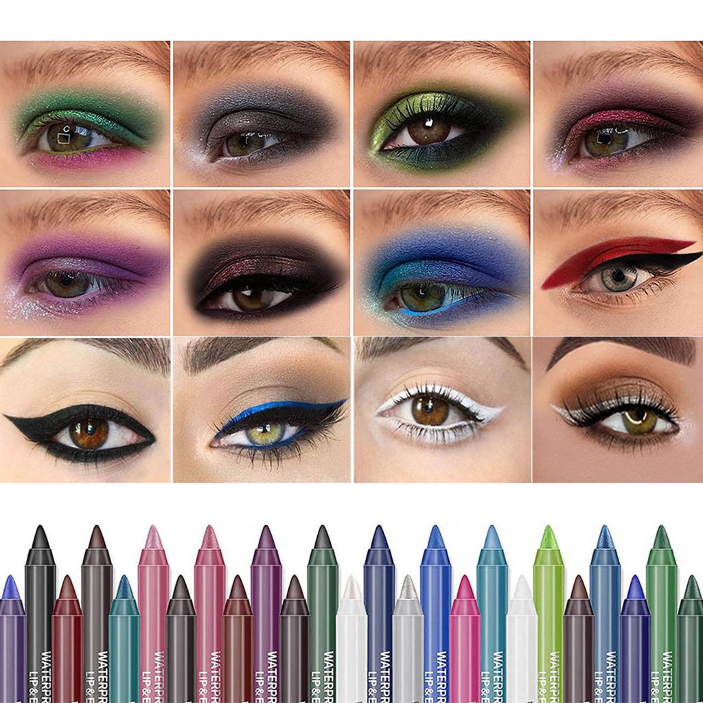 Eyeliner Pen  Glitter Eyeliner Pencil Eye Liners For Women Waterproof Colored