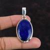 Lapis Lazuli Pendant Real Gemstone Handmade Jewelry 925 Sterling Silver Pendant Natural Lapis Lazuli Jewelry Gift For Her Birthstone Pendant