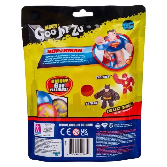 Фигурка Супермен эластичная 11см - MOOSE TOYS - Goo Jit Zu DC Comics
