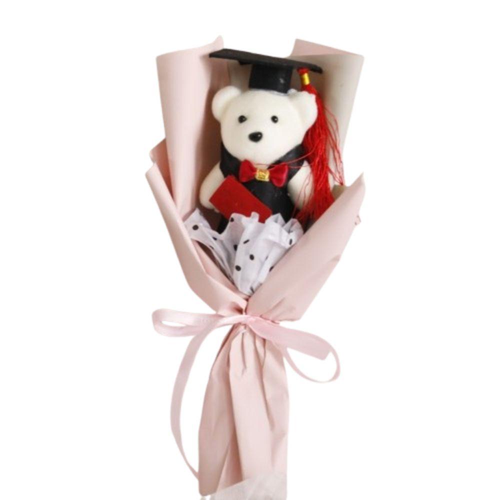 Stuffed Little Bear Doll Bouquet Plush Animal Simulated Bear Doll Bouquet  Girl Birthday Gift