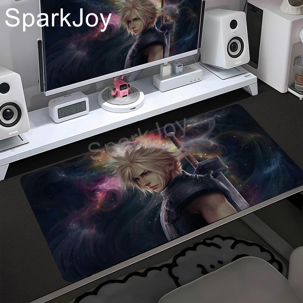 XXL Keyboard PC Rubber Mousepad Game FINAL FANTASY VII Mouse Pad HD Print Table Mat Game Lock Edge Offices Accessories Desk Mat