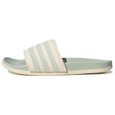 Adilette Comfort Slide Белые льняные зеленые женские кроссовки Wonder-White H03620