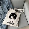 Anime Attack On Titan Fashion Punk Shopper Bag Harajuku Large Capacity Gothic Teenager Tote Bag Vintage Casual Women Canvas Bag