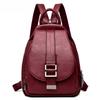Женские кожаные рюкзаки, винтажная сумка через плечо, женский рюкзак, женский дорожный рюкзак, школьные сумки для девочек, рюкзак Mochila
