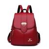 Backpack for Women New Large European and American Capacity Women's Backpack Atmospheric Trendy Student Schoolbag Simple Travel Bag