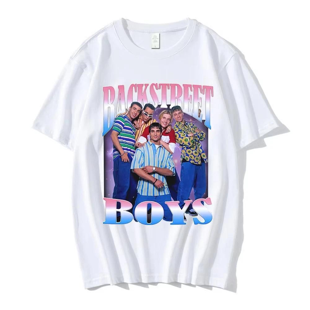 Backstreet Boys Printed TShirt 90s Retro Boy Band TShirt Unisex Hip Hop Gothic Loose Comfortable Women And Unisex Tshirts