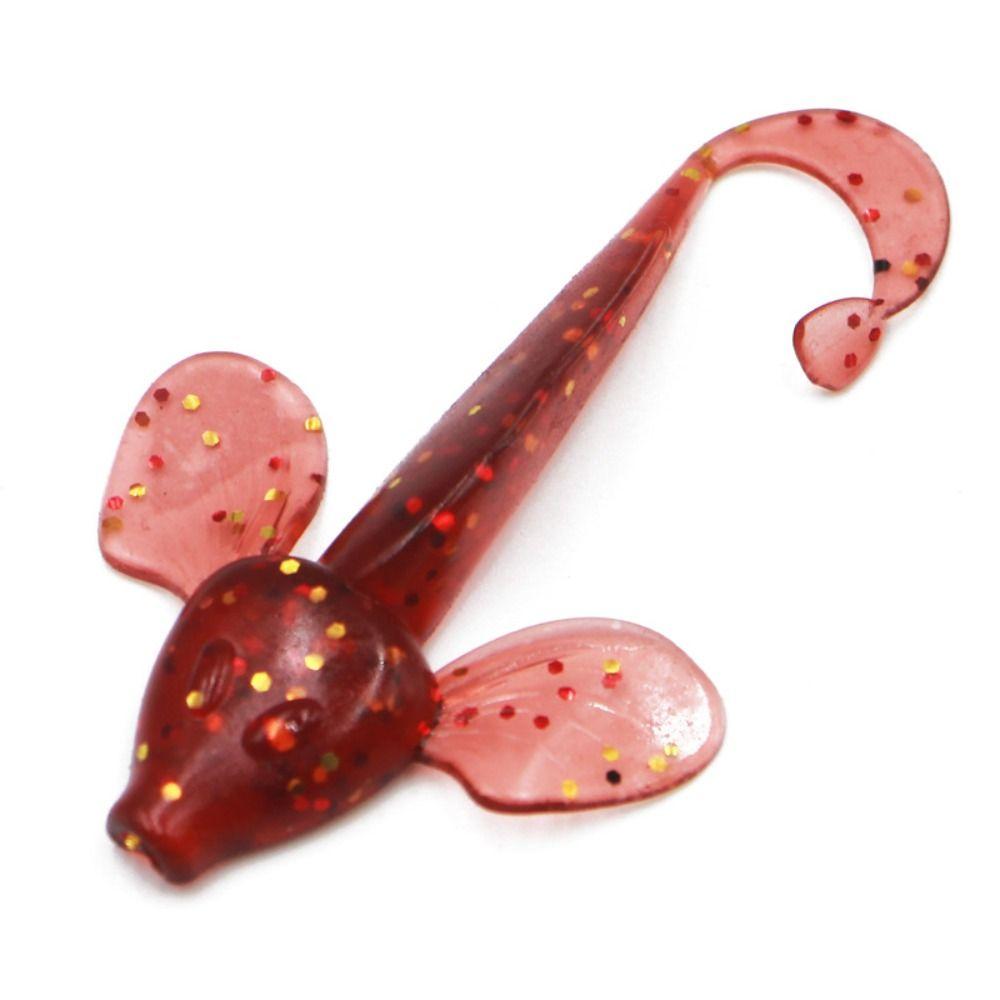 6PCS Lifelik Bait Maggots Silicone False Bait Fishing Soft Lures Soft Lure  Beginners