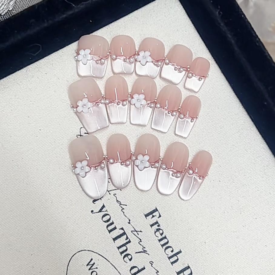 Плетёная вручную броня, весенние кошачьи глазки, вспышка, чистый и милый темперамент, отбеливающий пластырь для ногтей