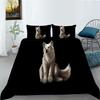 Wolf Series Polyester Bedding Two Or Three Piece Digital Printing Wishshopify