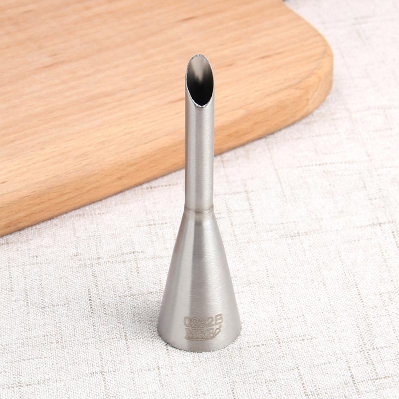MRF 4PCS puffs cream nozzle stainless steel cake decorating nozzle pastry decorating nozzle baking supplies cupcakes