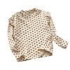 Girls' Floral Long-Sleeve Base Layer - Trendy Autumn/Winter Top for Kids
