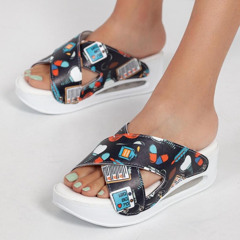 Ортопедические женские медицинские сабо — противоскользящие, удобные