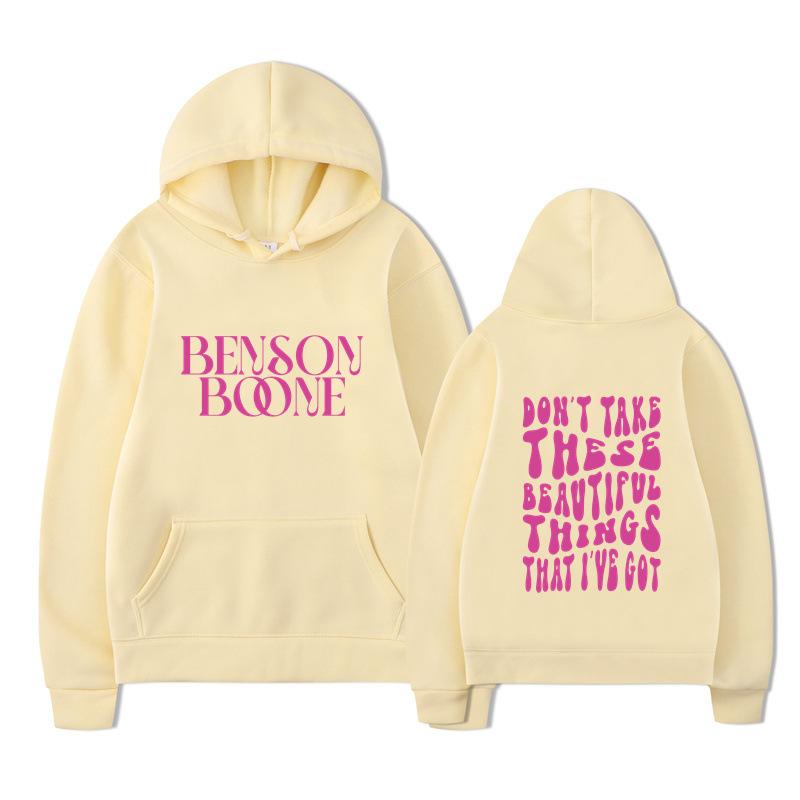 Autumn Benson Boone Men's Hoodies Boys Harajuku Girls Pullover Fancy Music Gift Casual Loose Comfortable Sweatshirt