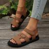 Large Size Platform Sandals Women's Summer New Velcro Style Fashion Sandals Women