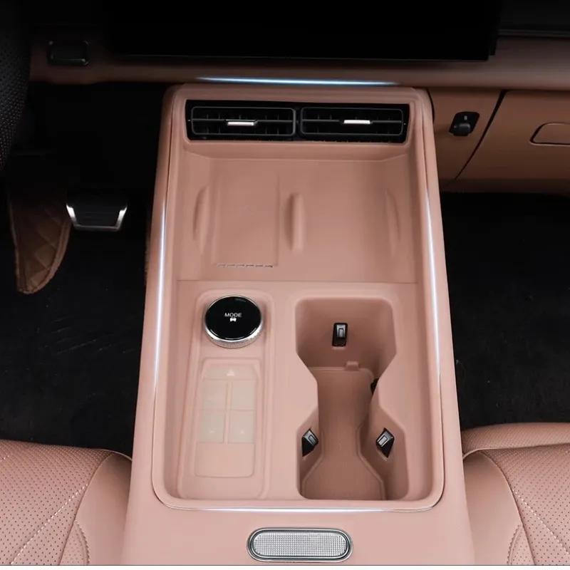 For Tiggo 9 Chery Tiggo 8L Car Central Control Gear Water Cup Wireless Charging Integrated Modification Protection Silicone