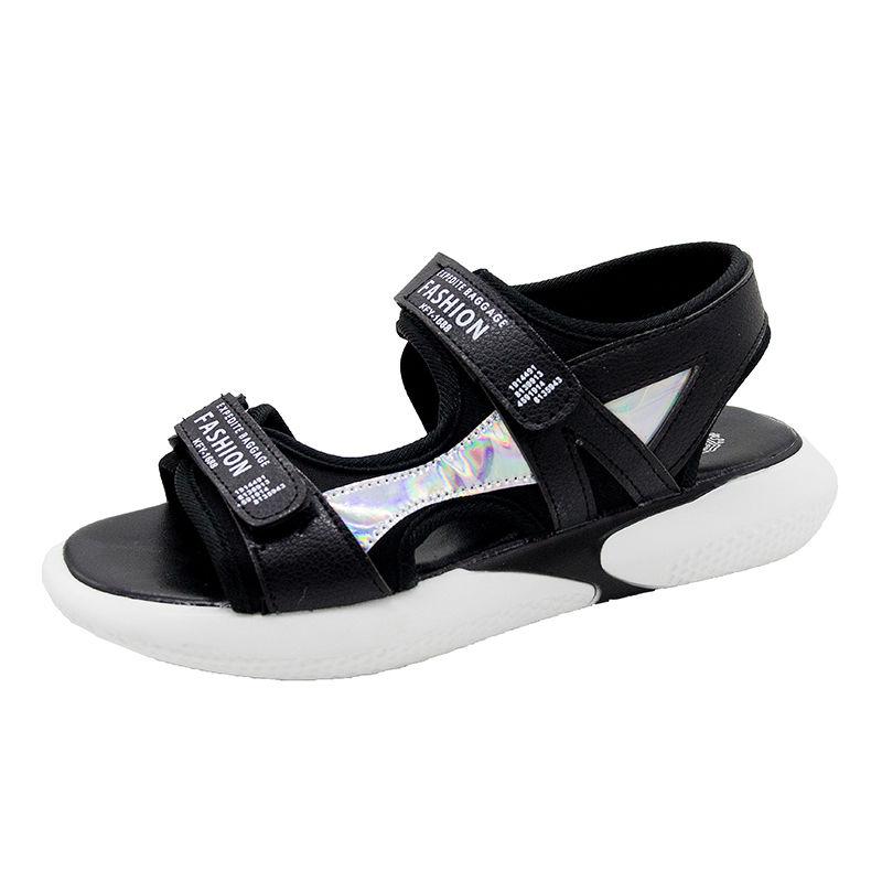 Размер 34-42 Босоножки на платформе Большие размеры Спортивные сандалии для женщин 2024 Летняя женская обувь Повседневные пляжные сандалии с открытым носком для женщин