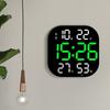 LED Acrylic Decorative Gym Wall Clock with Countdown Timer for Living Room