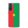 Coque Téléphone - Samsung - Galaxy S20 Ultra - Drapeau Burkina Faso - Souple - Multicolore