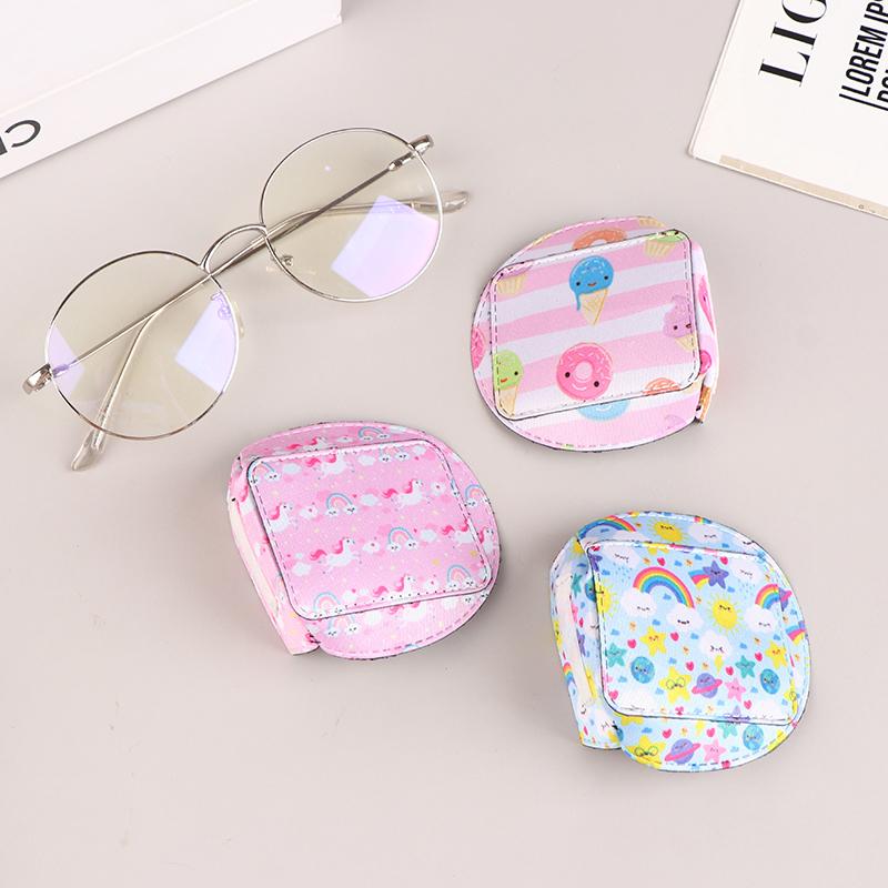 4/8 шт. Детская повязка на глаз для коррекции амблиопии, мультяшный одинарный козырек для глаз, моющийся, детский, коррекция косоглазия, астигматизм, тренировочный козырек для глаз